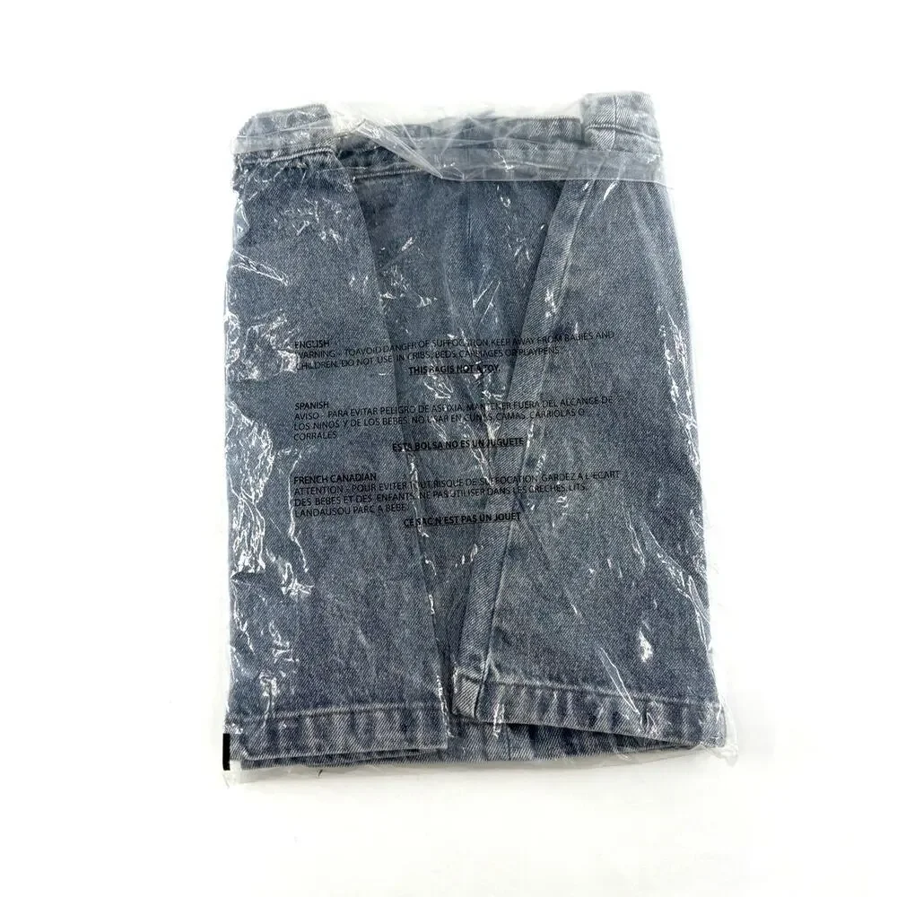 VICI Women's Dark Denim Arlin Zipper Accent Mini Skirt Size M